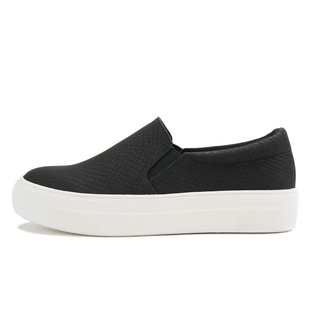 Soda Women's Slip On Platform Fashion Cushion Foam Sneakers Hike Soda Women's Slip On Platform Fashion Cushion Foam Sneakers Hike